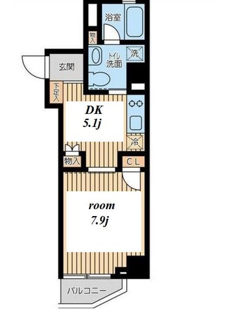 オーキッドレジデンス蔵前IIの物件間取画像